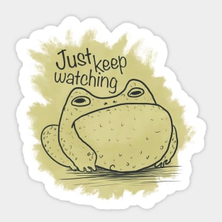 Frog sketch Sticker